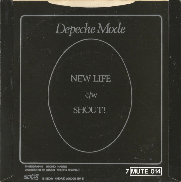 Depeche Mode : New Life (7", Single, Dam)