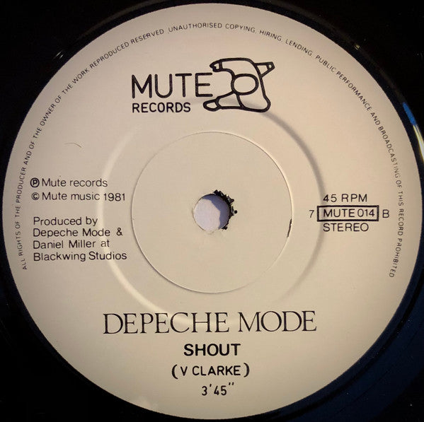Depeche Mode : New Life (7", Single, Dam)