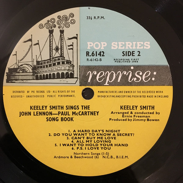 Keely Smith : Sings The John Lennon - Paul McCartney Songbook (LP, Album)