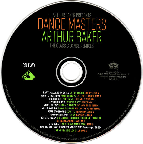 Arthur Baker : Dance Masters: Arthur Baker (The Classic Dance Remixes) (4xCD, Comp, RM, Sig)