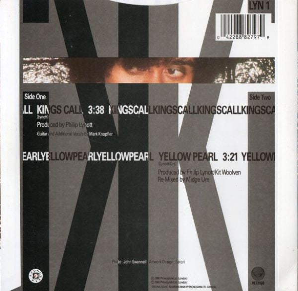 Phil Lynott : King's Call (7", Single, RE)