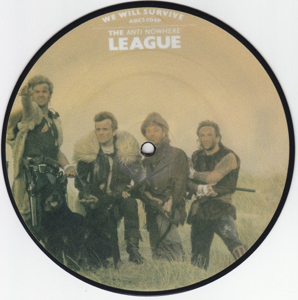 Anti-Nowhere League : Out On The Wasteland (7", Pic)