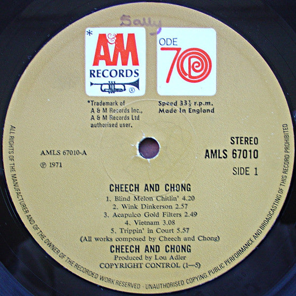 Cheech & Chong : Cheech And Chong (LP, Album)