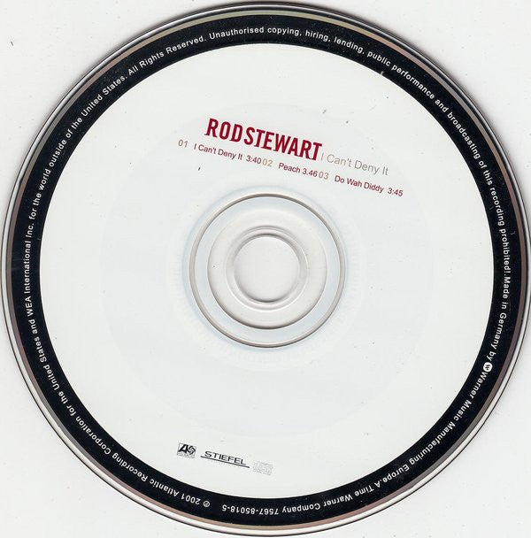 Rod Stewart : I Can't Deny It (CD, Single)