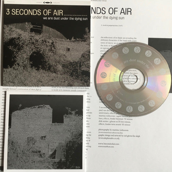 3 Seconds Of Air : We Are Dust Under The Dying Sun (LP + CD, Album + Ltd)