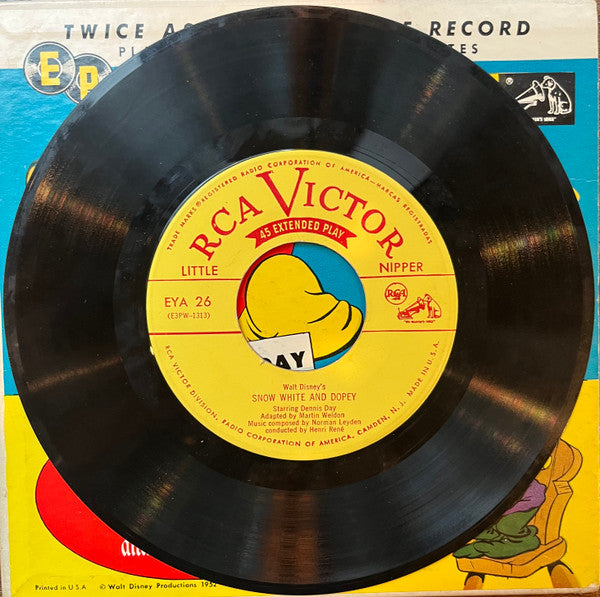 Dennis Day : Snow White And Dopey - Snow White And Sneezy. Told By Dennis Day (7", EP)