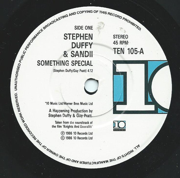 Stephen Duffy And Sandii : Something Special (7", Single)