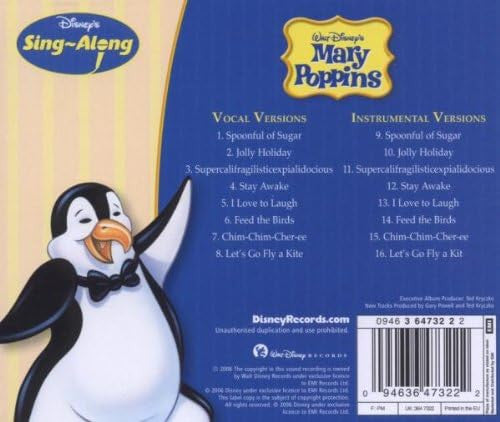 Various : Disney's Sing-Along: Mary Poppins (CD, Album, Comp)