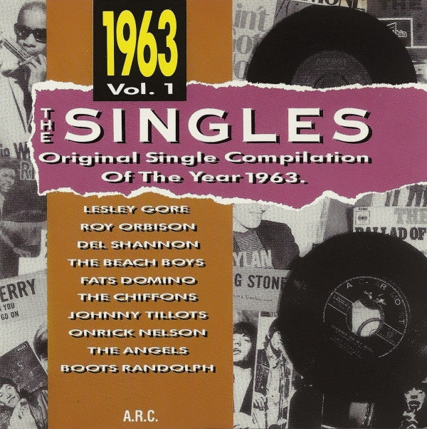 Various : The Singles - Original Single Compilation Of The Year 1963 Vol. 1 (CD, Comp)
