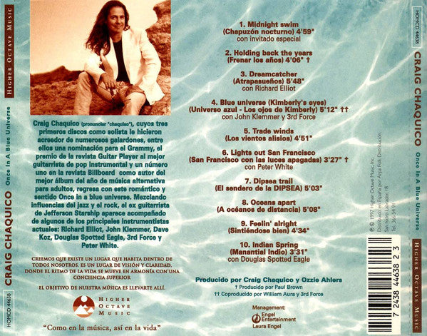 Craig Chaquico : Once In A Blue Universe (CD, Album)