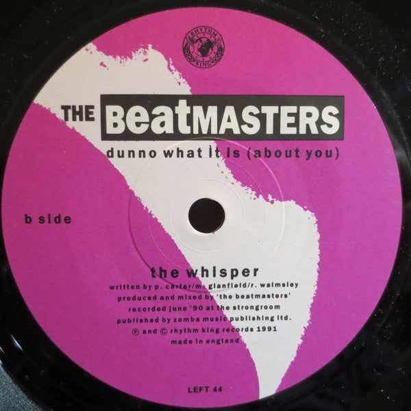 The Beatmasters : Dunno What It Is (About You) (7", Single)