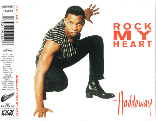 Haddaway : Rock My Heart (CD, Single, Dis)