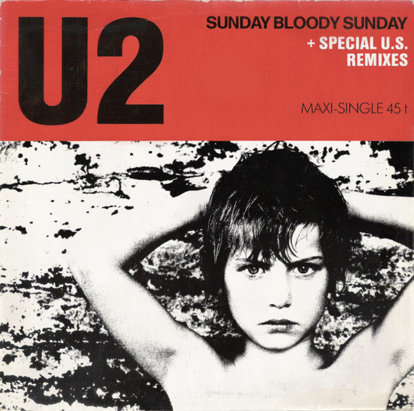 U2 : Sunday Bloody Sunday (12", Maxi, RE, Dar)