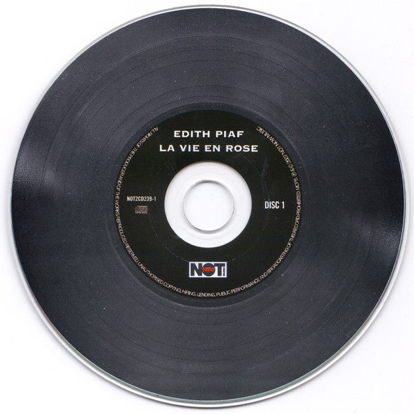 Edith Piaf : La Vie En Rose (44 Titres Origineaux) (2xCD, Comp)