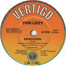 Thin Lizzy : Dedication (7", Single)