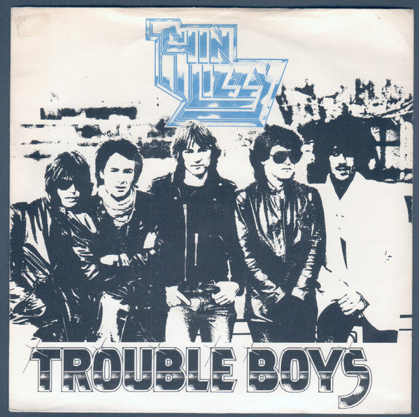 Thin Lizzy : Trouble Boys (7", Single, Sil)