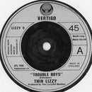 Thin Lizzy : Trouble Boys (7", Single, Sil)