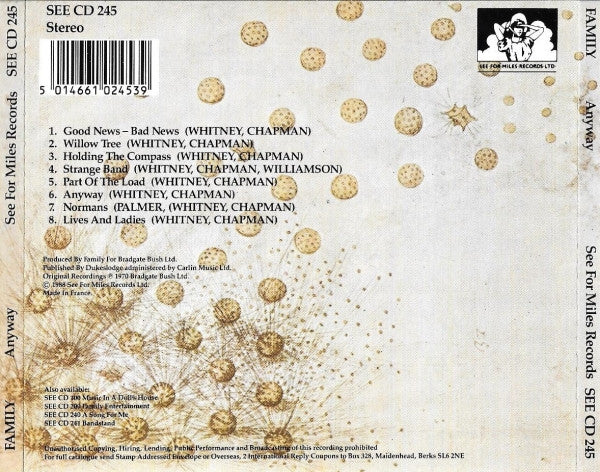 Family (6) : Anyway (CD, Album, RE)