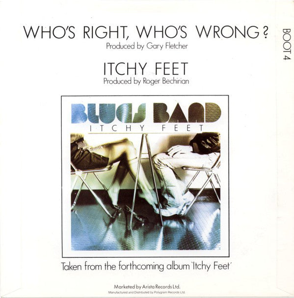 The Blues Band : Who's Right, Who's Wrong? (7", Single)