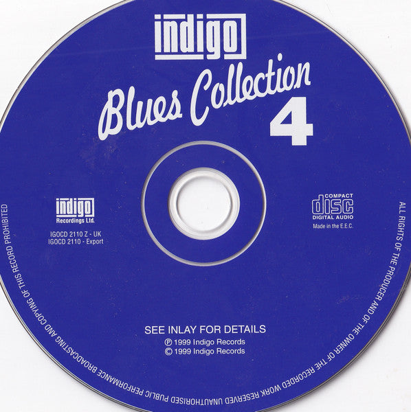 Various : Indigo Blues Collection 4 (CD, Comp, RM)