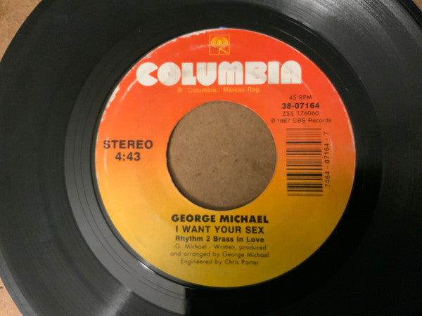 George Michael : I Want Your Sex (7", Styrene, Car)