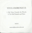 Titus Andronicus : My Time Outside The Womb (CDr, Single, Promo)