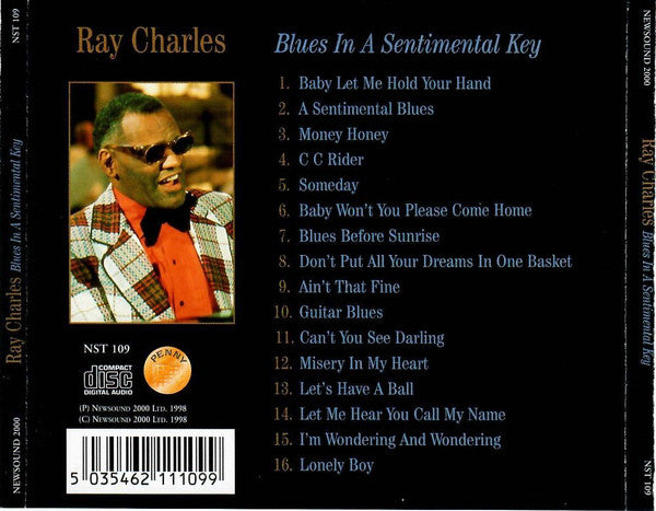 Ray Charles : Blues In A Sentimental Key (CD, Comp)