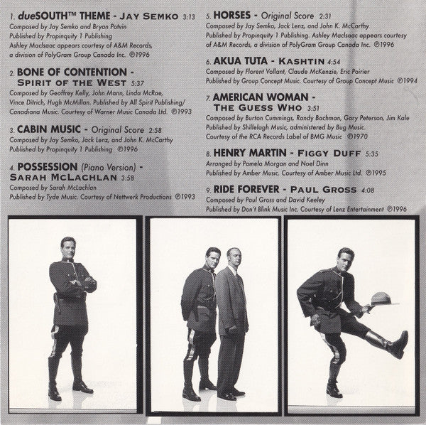 Various : Due South™ (The Original Television Soundtrack) (CD, Comp)