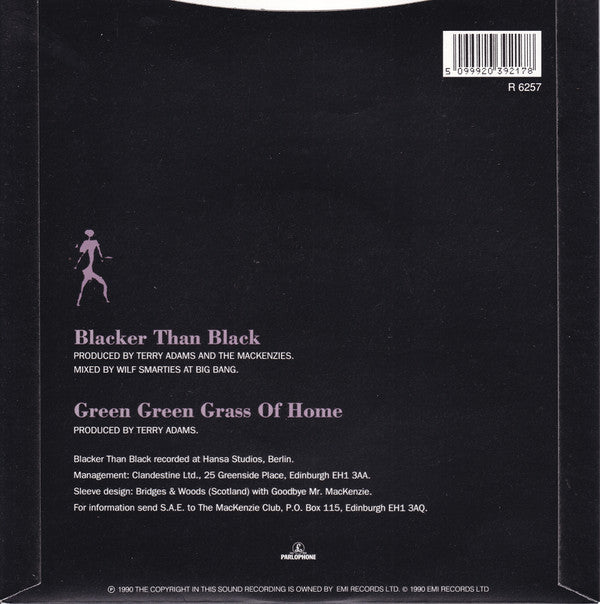 Goodbye Mr. Mackenzie : Blacker Than Black (7", Single)