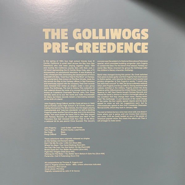 The Golliwogs : Pre-Creedence (LP, Comp, Gat)