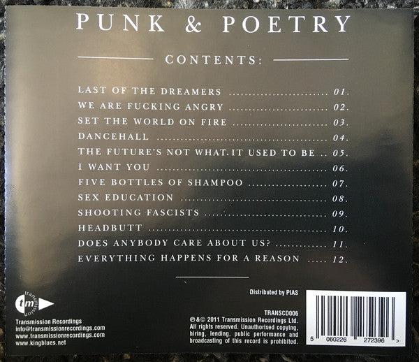 The King Blues : Punk & Poetry (CD, Album)