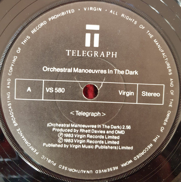 Orchestral Manoeuvres In The Dark : Telegraph (7", Single, Mat)