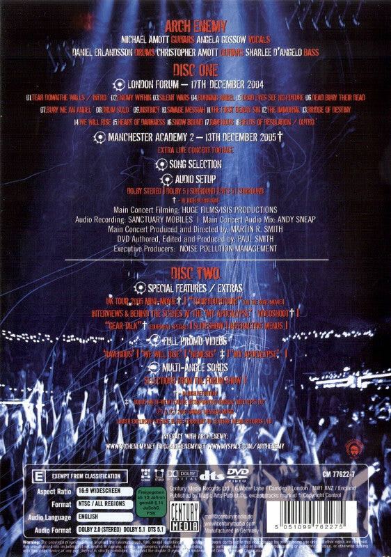 Arch Enemy : Live Apocalypse (2xDVD-V, NTSC, All)