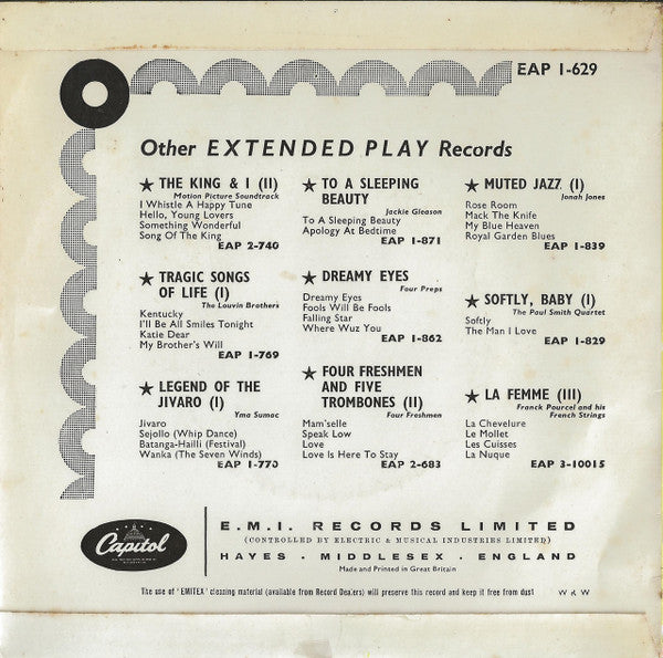Frank Sinatra : Session With Sinatra (7", EP, RE)