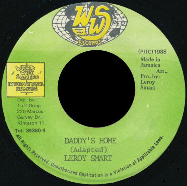 Leroy Smart : Daddy's Home (7")