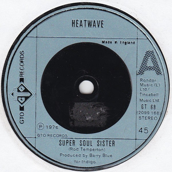 Heatwave : Super Soul Sister (7", Single)