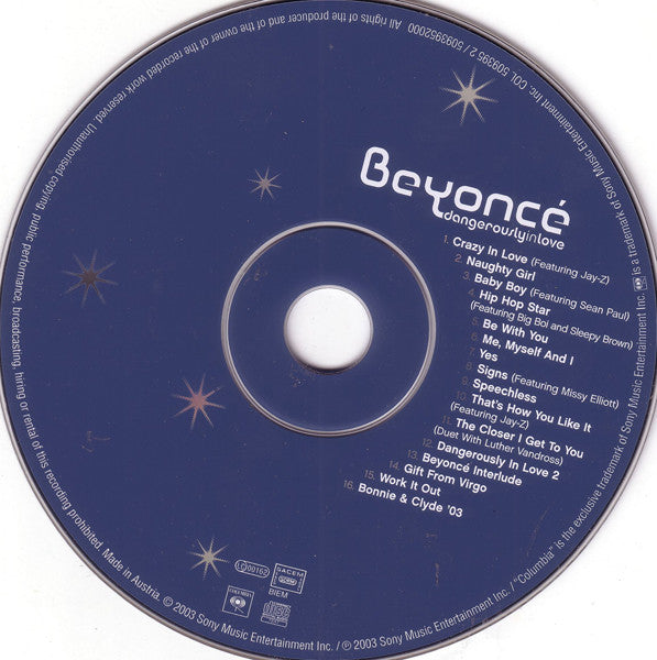 Beyoncé : Dangerously In Love (CD, Album)