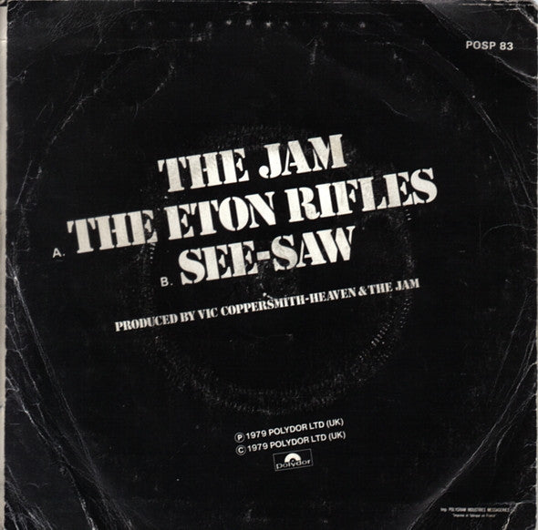 The Jam : The Eton Rifles (7", Single)