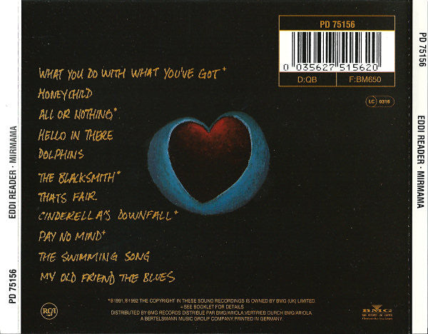 Eddi Reader With The Patron Saints Of Imperfection : Mirmama (CD, Album)