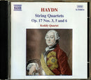 Joseph Haydn / Kodály Quartet : String Quartets Op.17, Nos. 3, 5 And 6 (CD, Album)