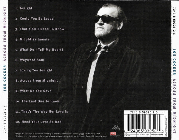 Joe Cocker : Across From Midnight (CD, Album)