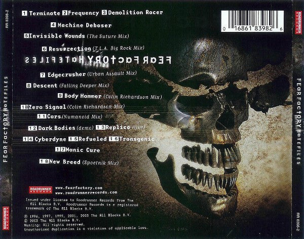 Fear Factory : Hatefiles (CD, Comp)