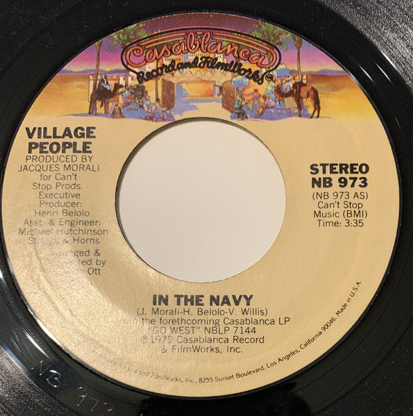 Village People : In The Navy (7", Single)