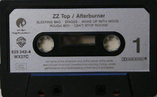 ZZ Top : Afterburner (Cass, Album)