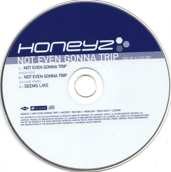 Honeyz : Not Even Gonna Trip (CD, Single, CD2)