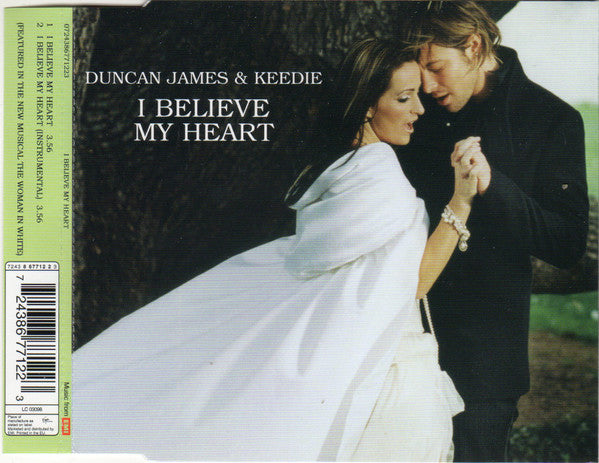 Duncan James & Keedie : I Believe My Heart (CD, Single)