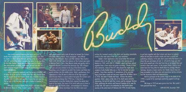 "Buddy" Original London Cast : Buddy: The Buddy Holly Story (Original London Cast Recording) (CD, Album)