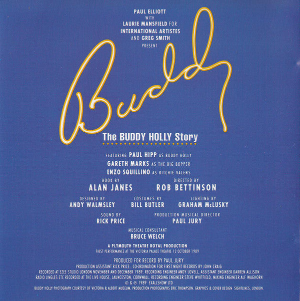 "Buddy" Original London Cast : Buddy: The Buddy Holly Story (Original London Cast Recording) (CD, Album)