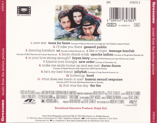 Various : Threesome: Music From The Motion Picture (CD, Comp)