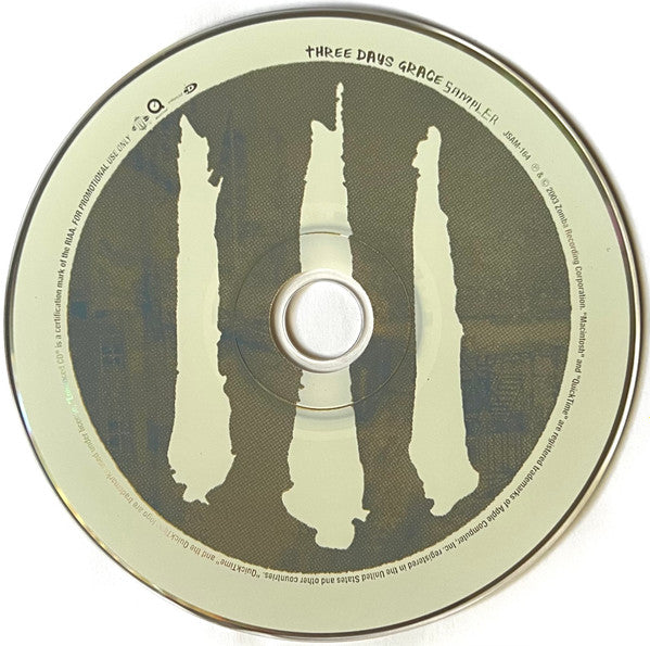 Three Days Grace : Album Sampler (CD, Enh, Promo, Smplr)